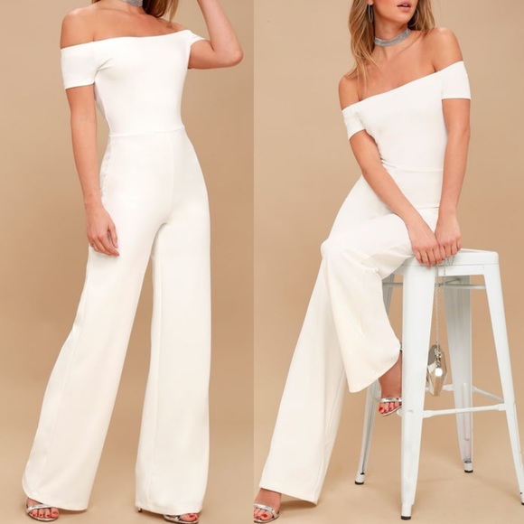 white jean romper